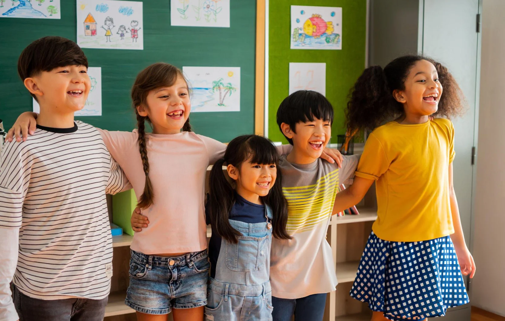 Children in classroom